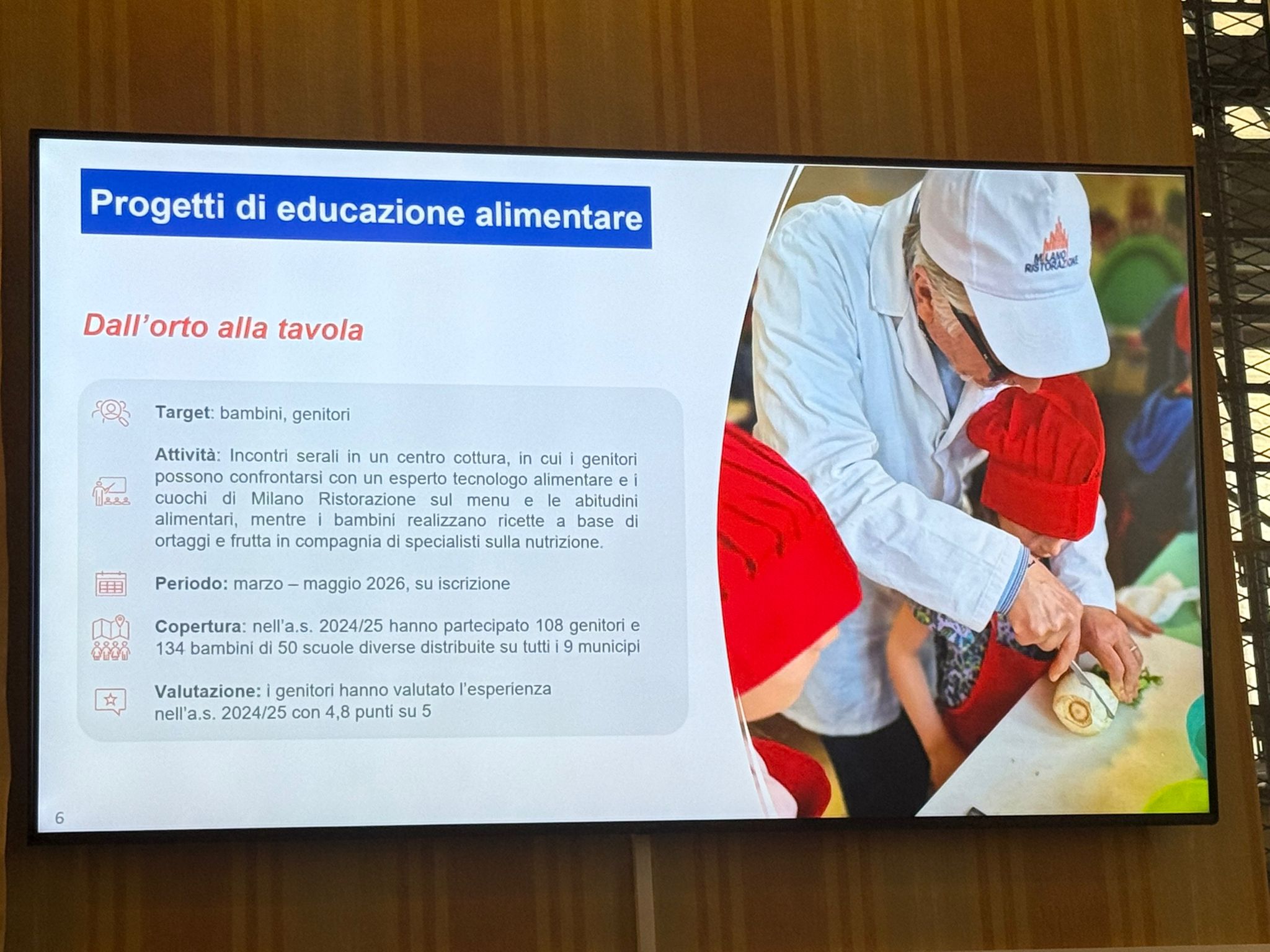 Quando si considerano i dessert, il consenso diventa quasi unanime: bambini e bambine premiano ancora una volta il gelato, gradito al 91%, seguito dal tortino biologico alla carota (82%) e dal pan de mej (81%).