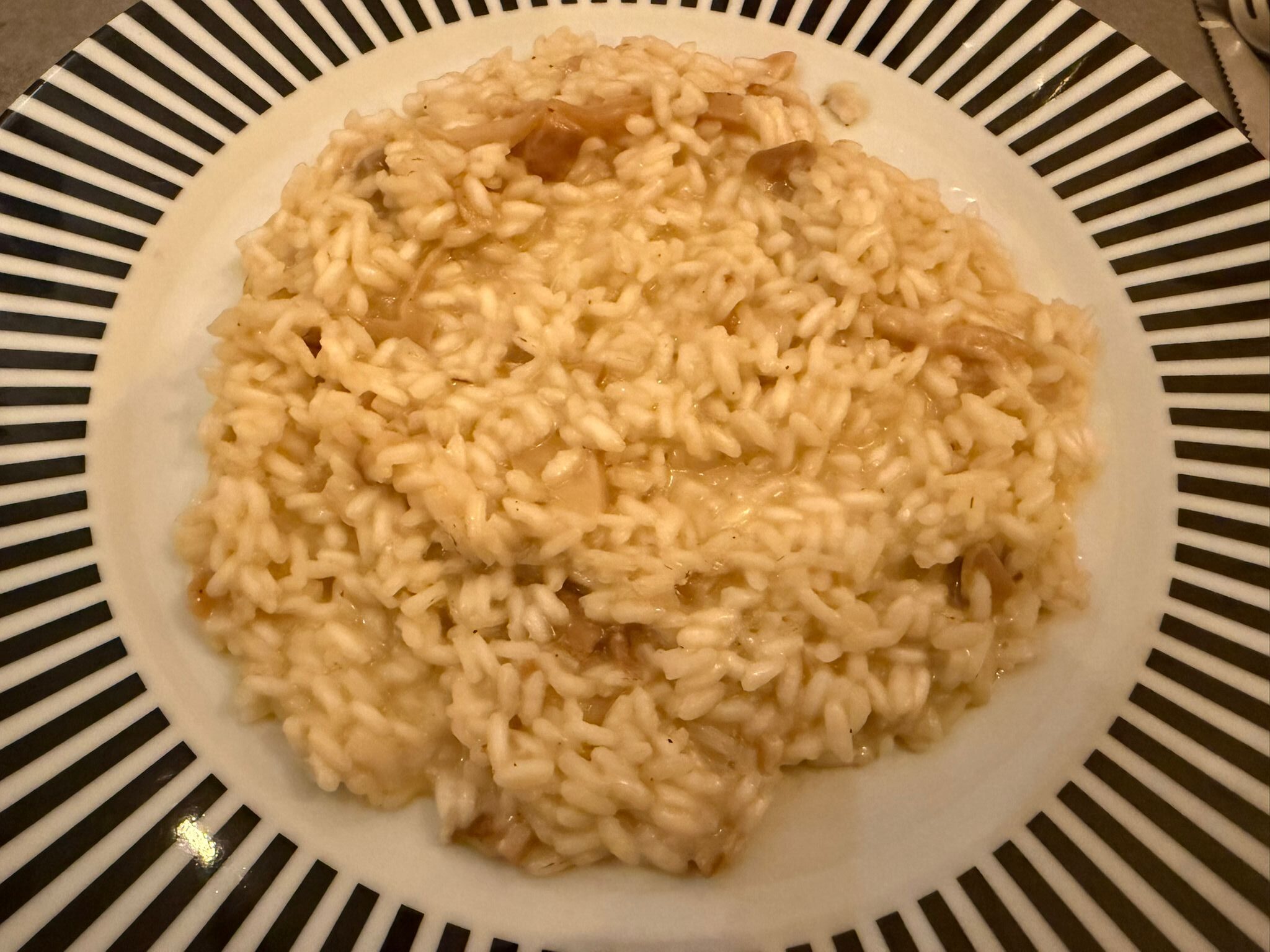 Il risotto ai funghi porcini è un classico.