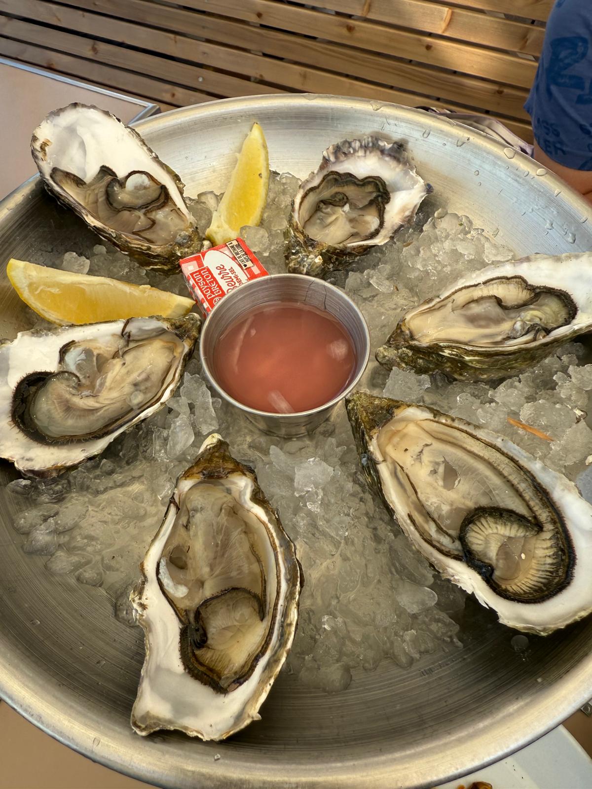 Così come le ostriche.