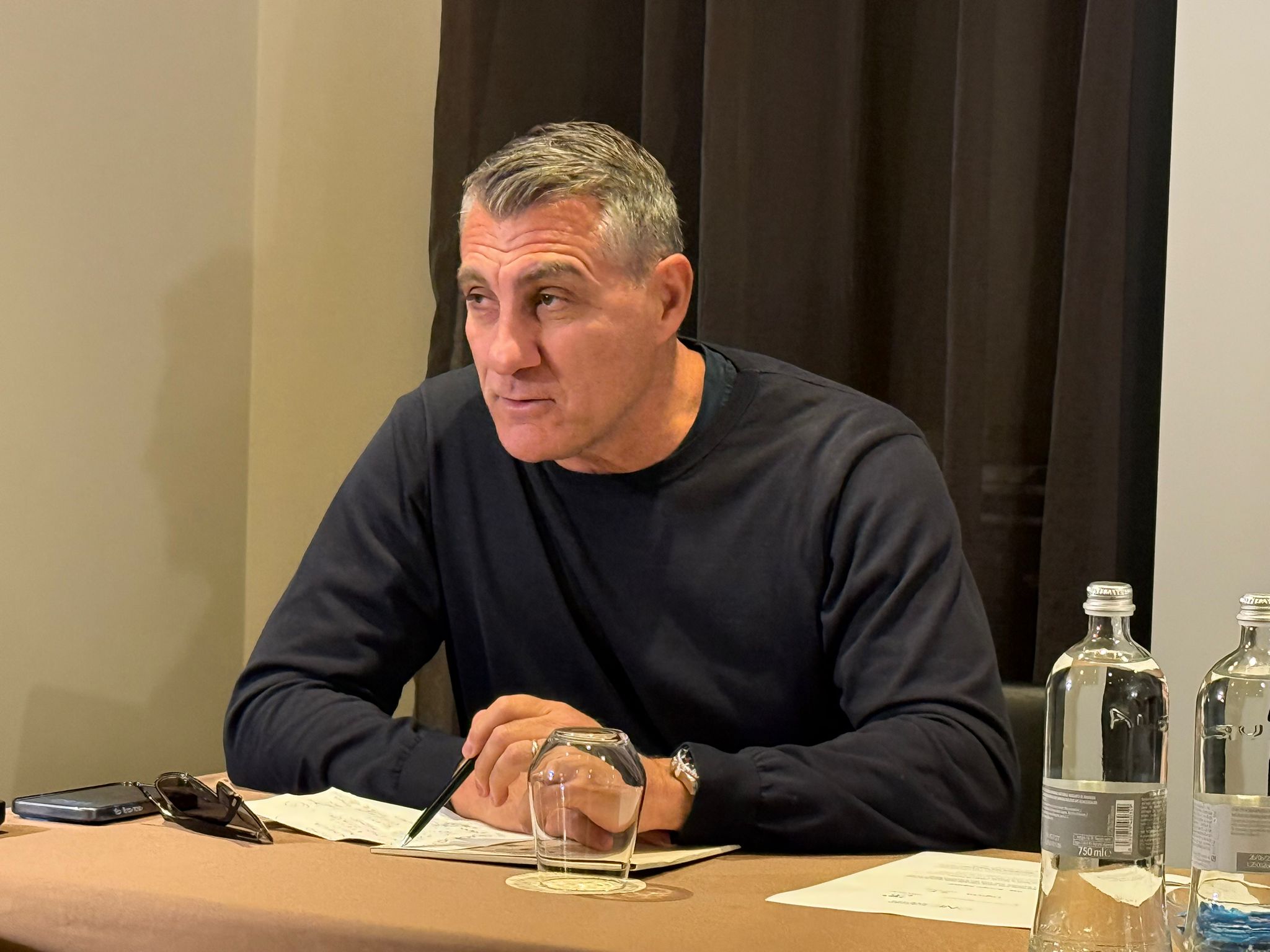 Da giocatore era potente e muscoloso.