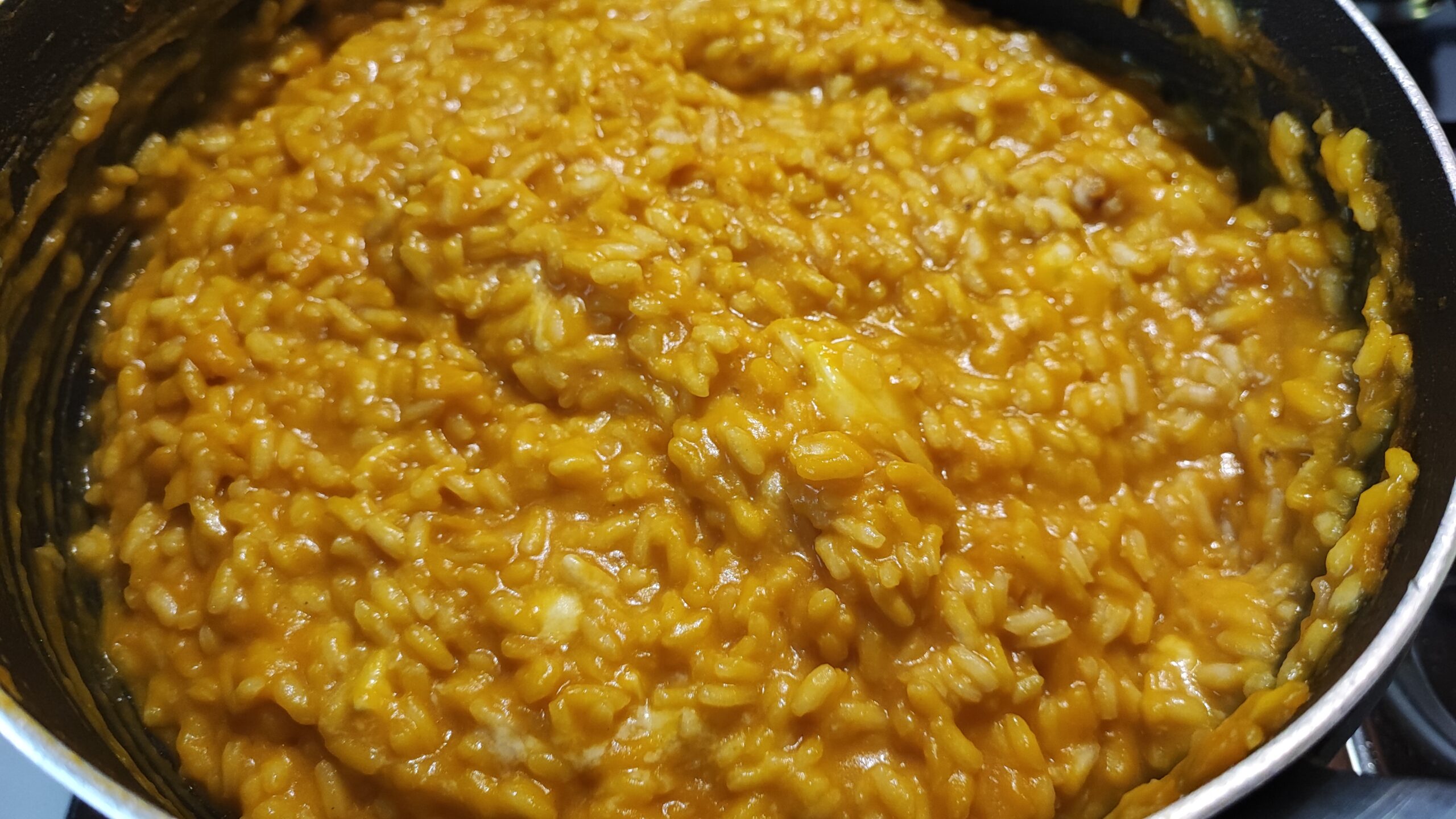 Oggi un risotto da leccarsi i baffi.