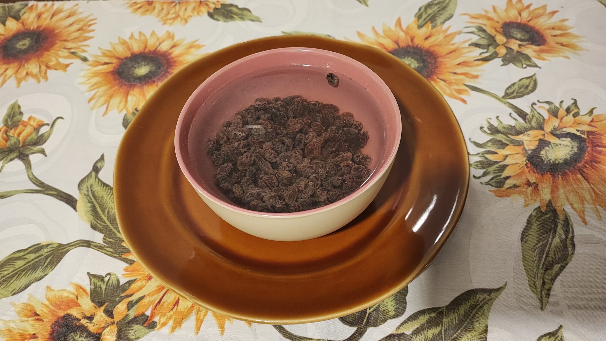 La mattina seguente scolare l’uvetta e strizzarla. Riprendere l’impasto, aggiungere un dito di liquore all’anice, o comunque secondo il gusto. Unire l’uvetta e rimestare. Se si preferisce un impasto liscio, si può frullare, altrimenti, rimestando o lavorandolo con le mani, lo si può sminuzzare il più possibile e lasciarlo leggermente grossolano. 