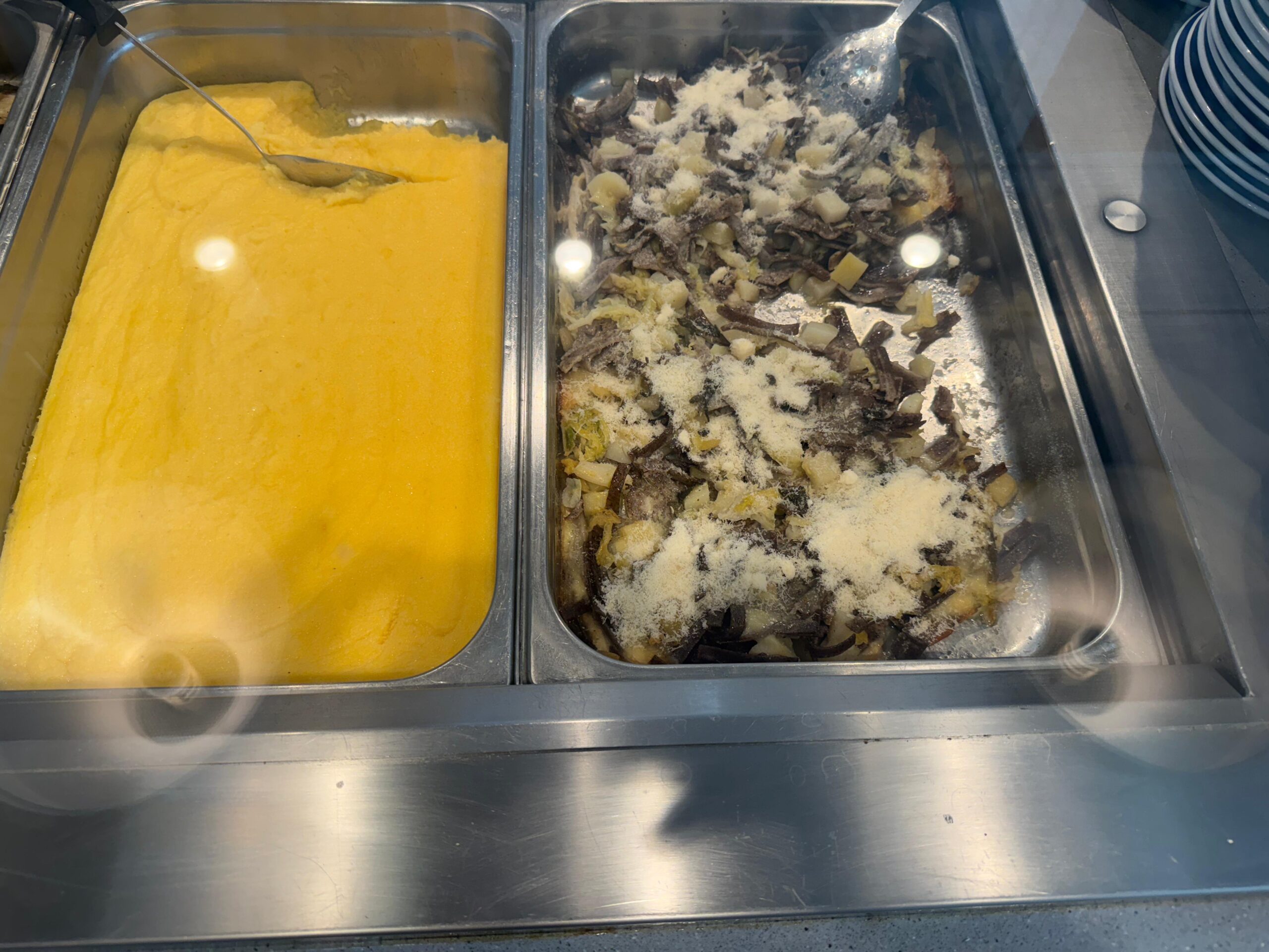 Il tutto accompagnato dalla polenta.