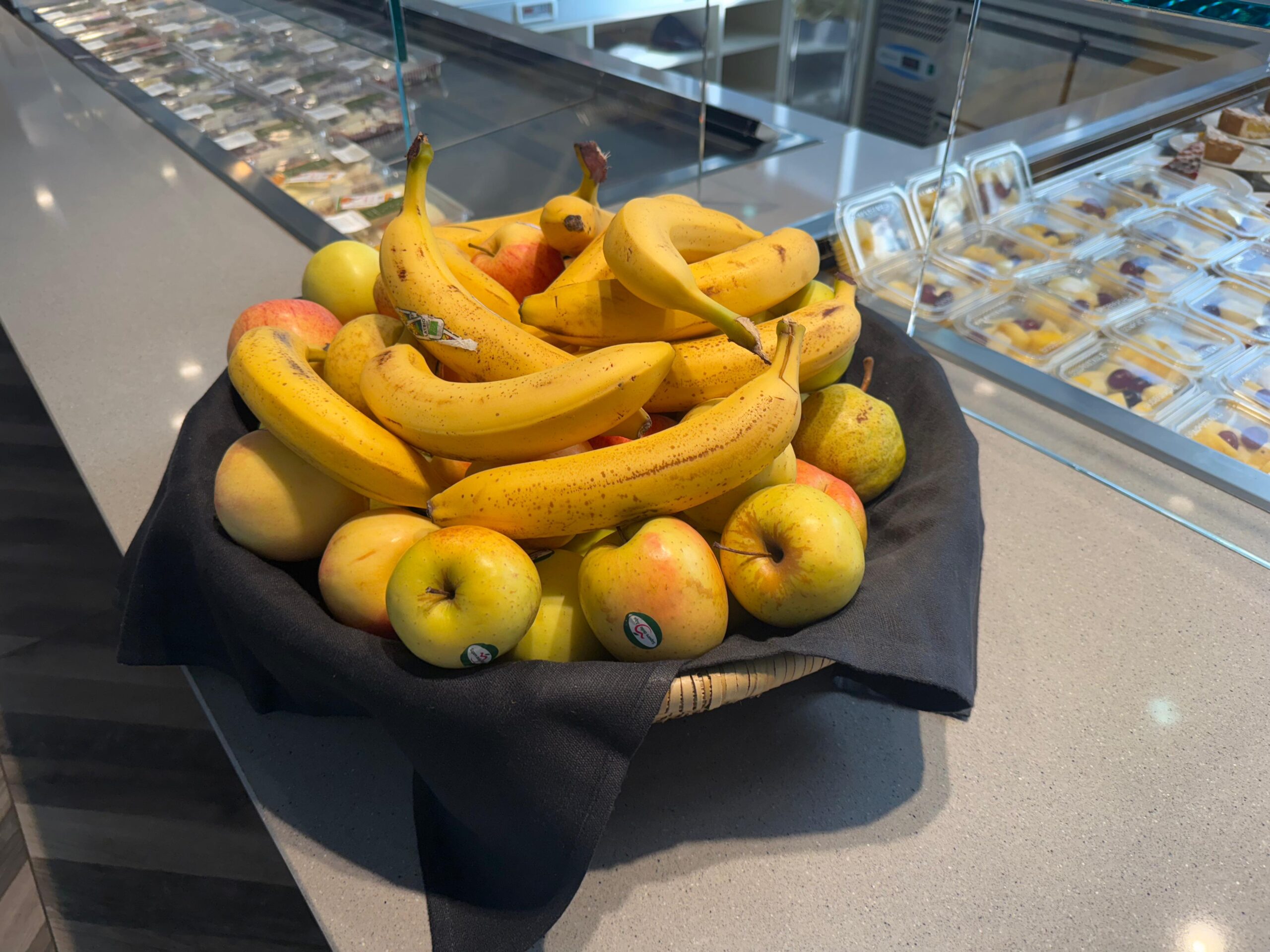 Nelle lunghe giornate in fiera però c'è spazio anche per il cibo.